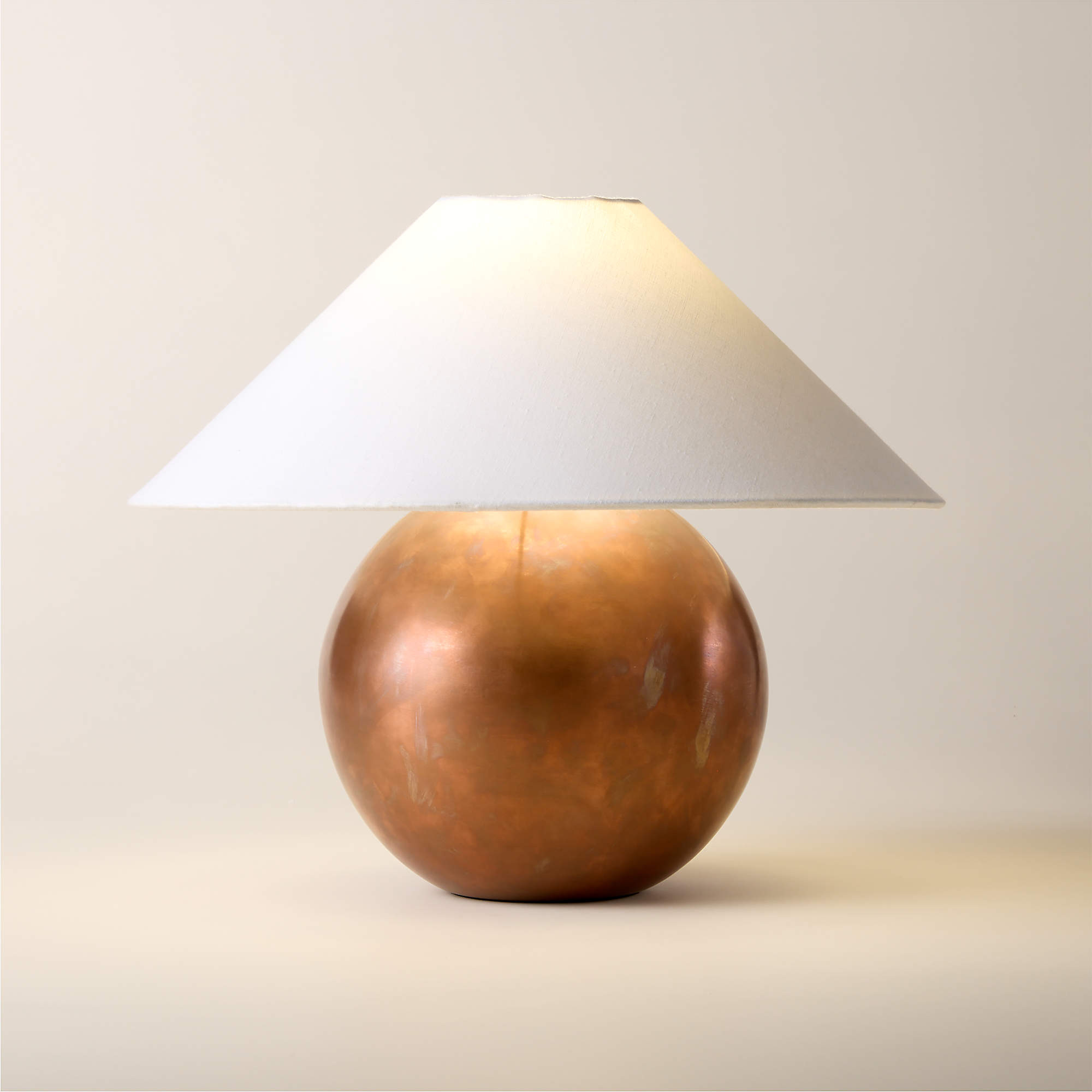 Elenora Copper Table Lamp + Reviews | CB2 | CB2