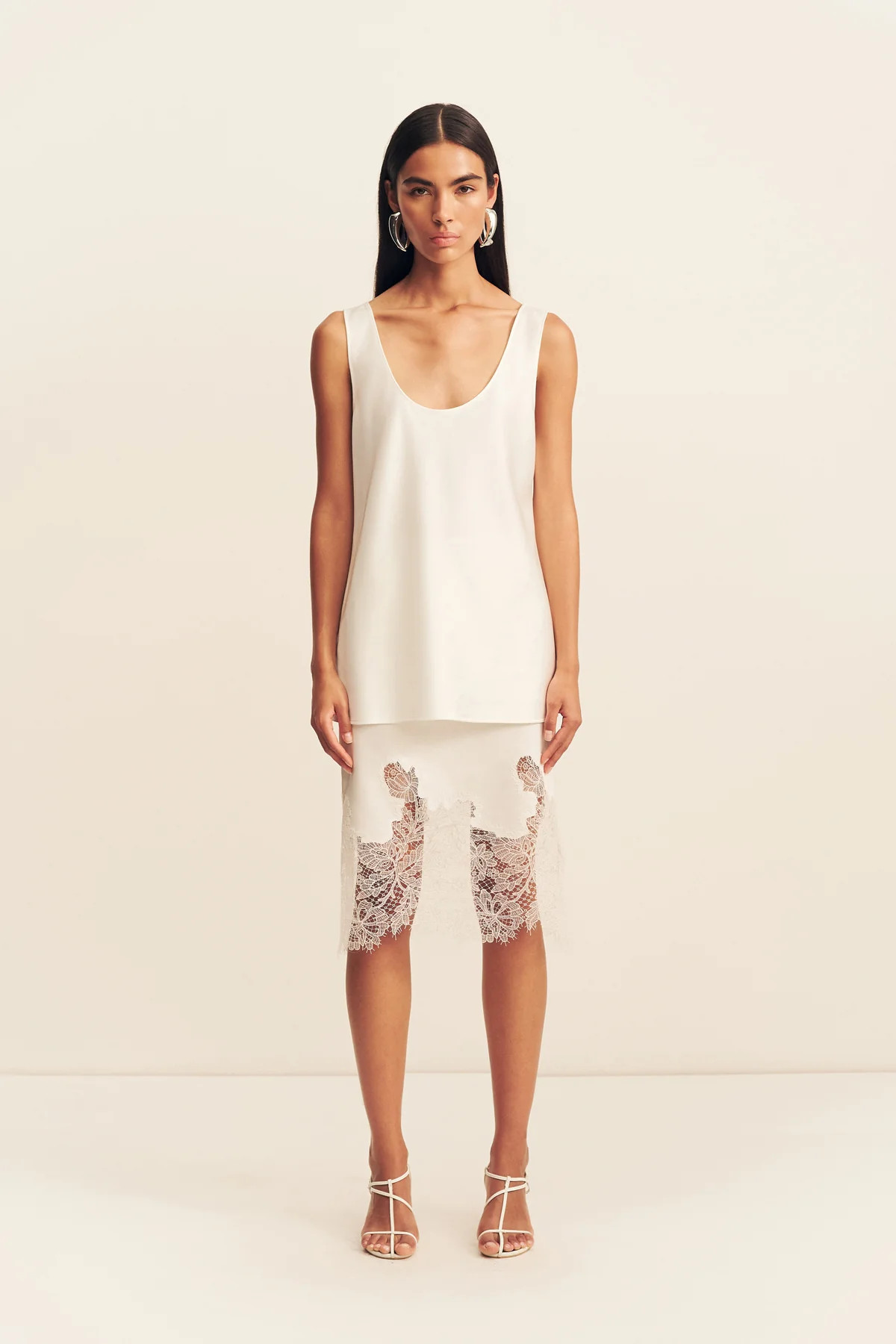 Savanna Scoop Neck Top | Ivory | Tops | Shona Joy | Shona Joy