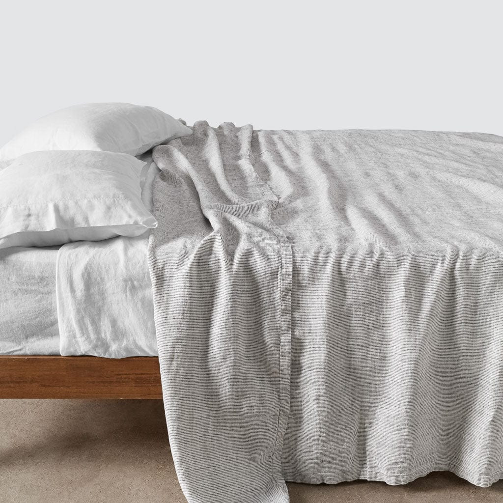 Stonewashed Linen Bed Cover | The Citizenry