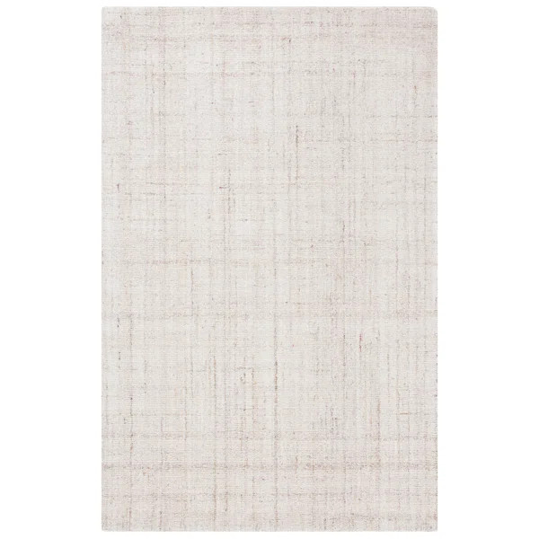 Gaten Handmade Tufted Area Rug in Ivory | Wayfair North America