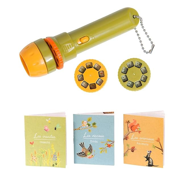 Moulin Roty Storybook Torch and 3 Mini Books | Amazon (US)