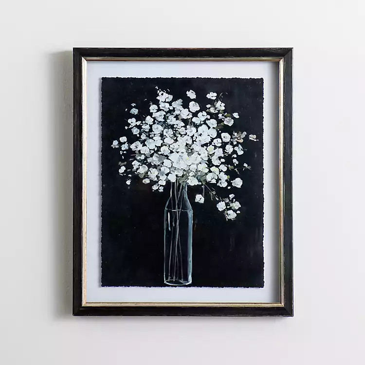 Sophisticated Floral Framed Art Print | Kirkland's Home