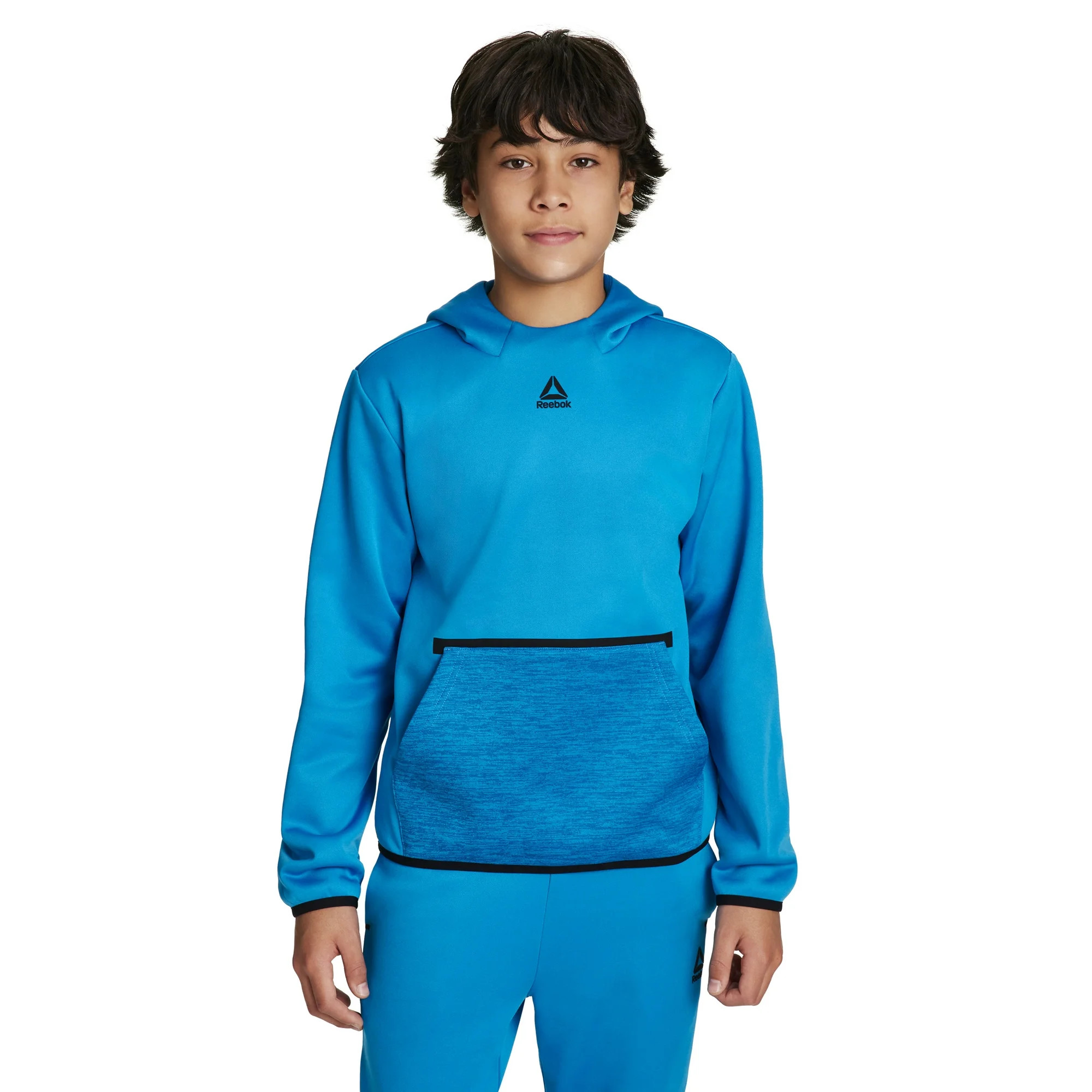 Reebok Boy's Athletic Cool Down Fleece Hoodie, Sizes 4-18 | Walmart (US)