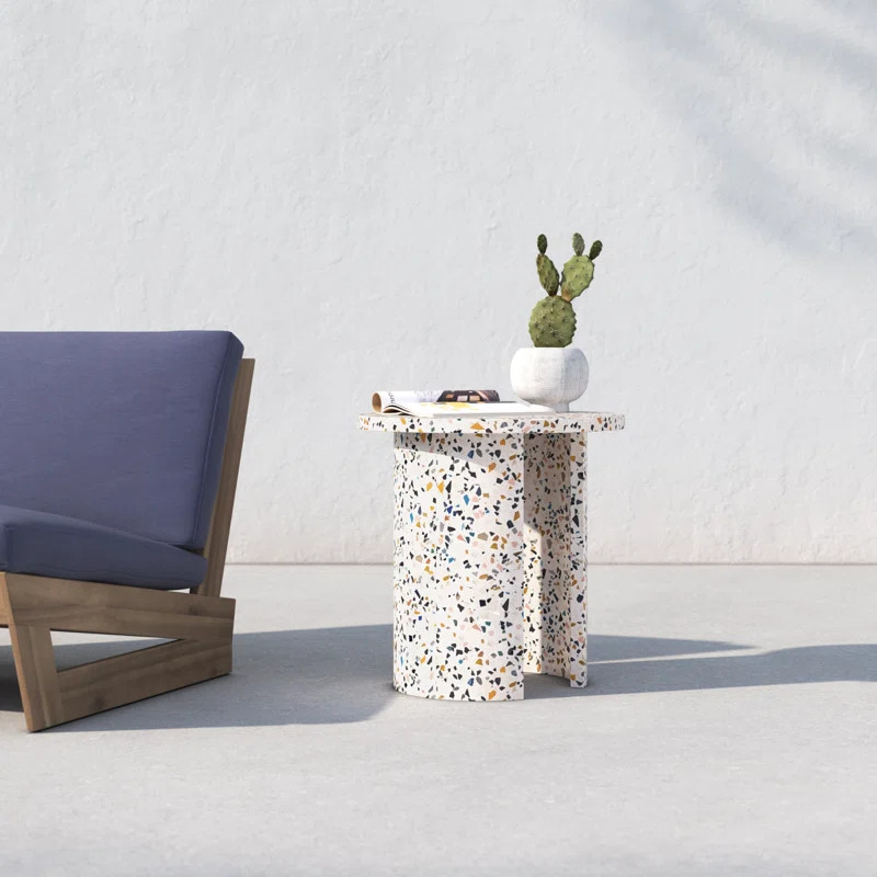 Francisca Plastic/Resin Side Table | Wayfair North America