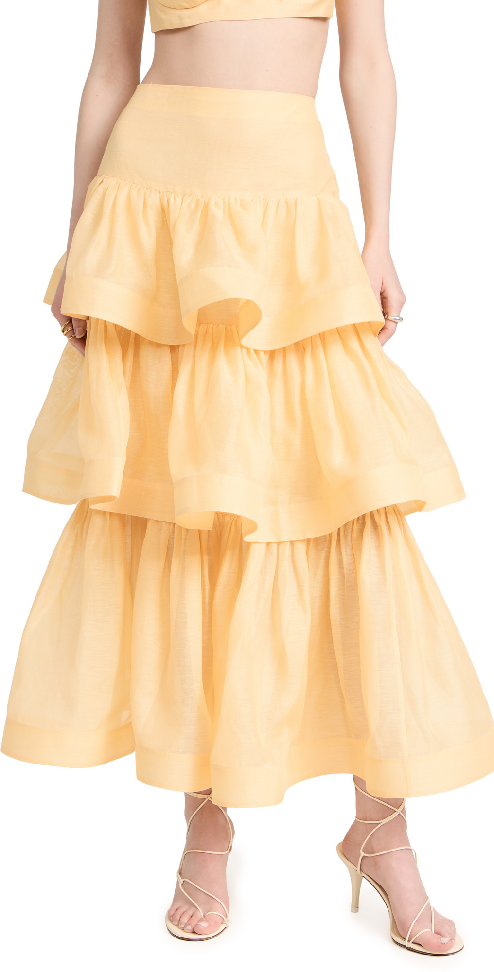 Zimmermann Coaster Tiered Skirt | Shopbop