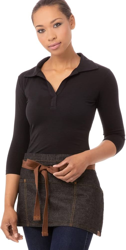 Chef Works Unisex Memphis Waist Apron, Black | Amazon (US)