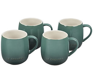 Le Creuset Set of (4) 13-oz Heritage Mugs | QVC