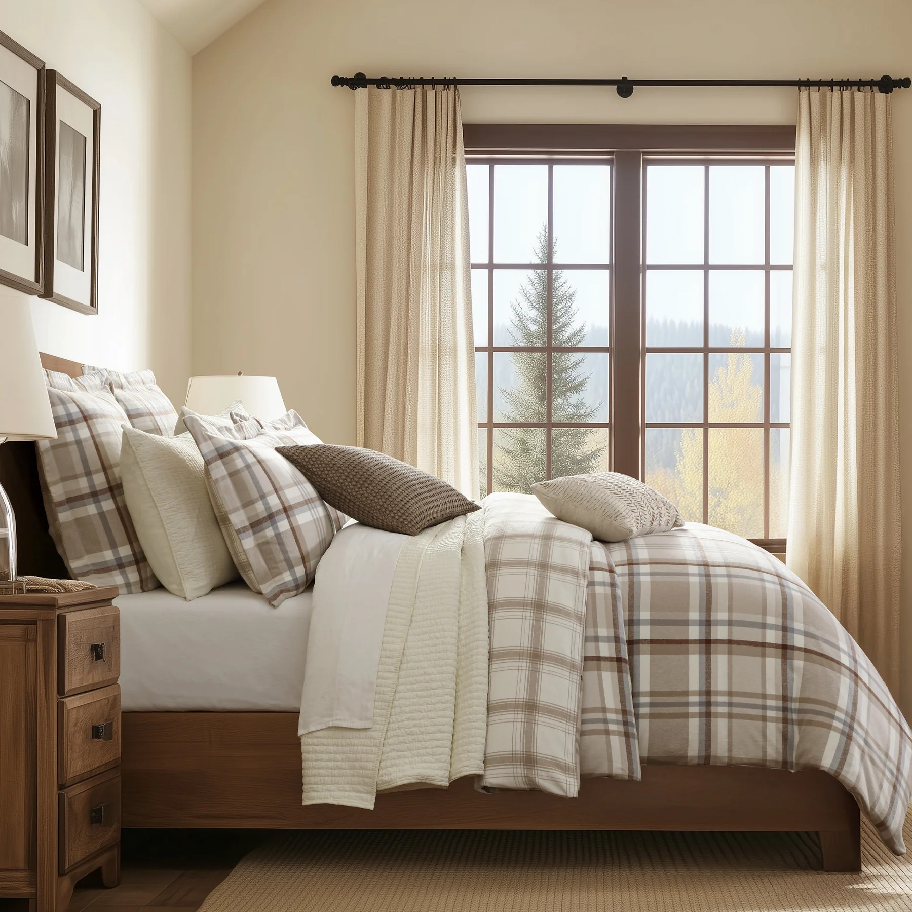 Spencer Plaid Euro Sham Set of 2 | Levtex Home