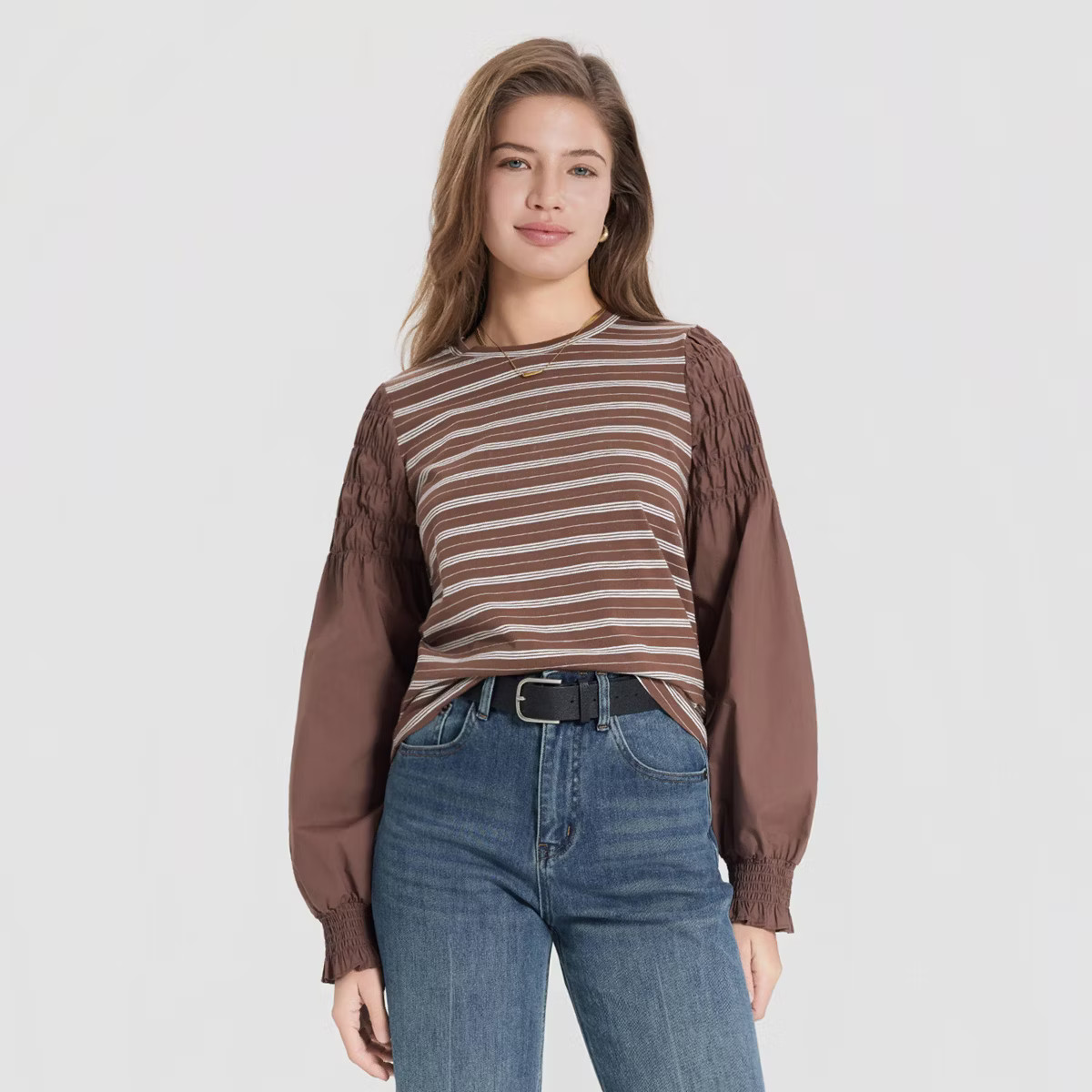 Women's Puff Long Sleeve Blouse - Universal Thread™ | Target