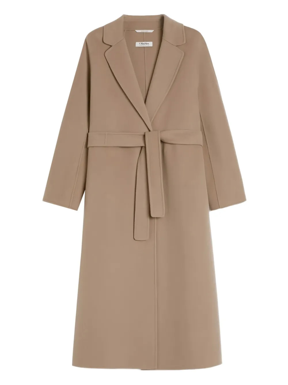 'S Max Mara Belted Wool Coat | Neutrals | FARFETCH | Farfetch Global