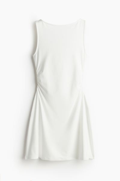 Gathered Dress with Flared Skirt | H&M (US + CA)