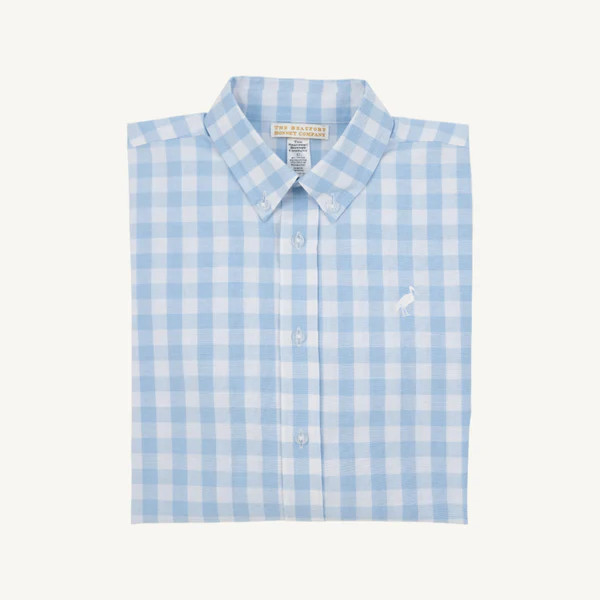 Dean's List Dress Shirt - Beale Street Blue Gingham with Worth Avenue | The Beaufort Bonnet Company