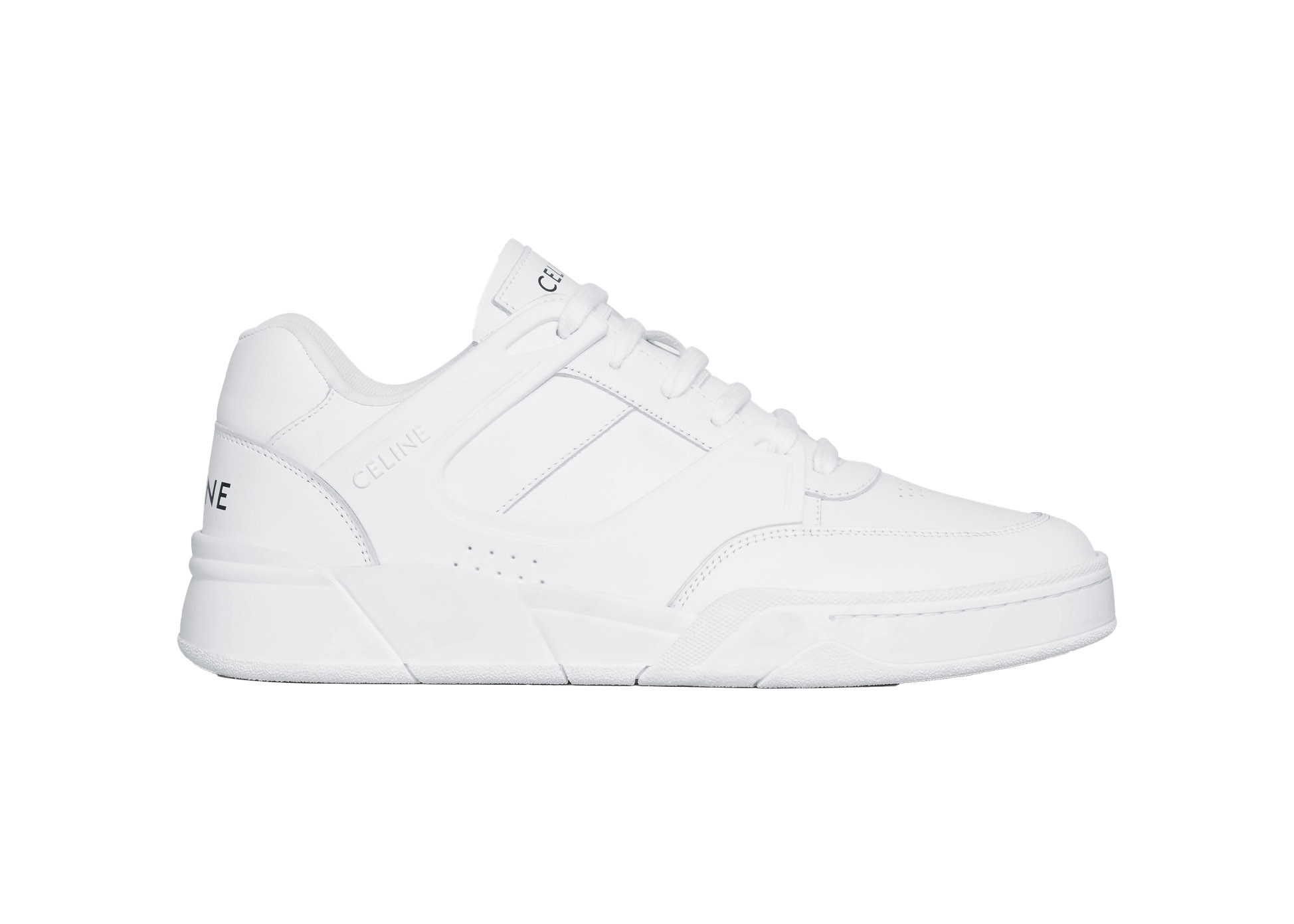 Celine CT-07 Trainer Low Lace-Up White Leather | StockX