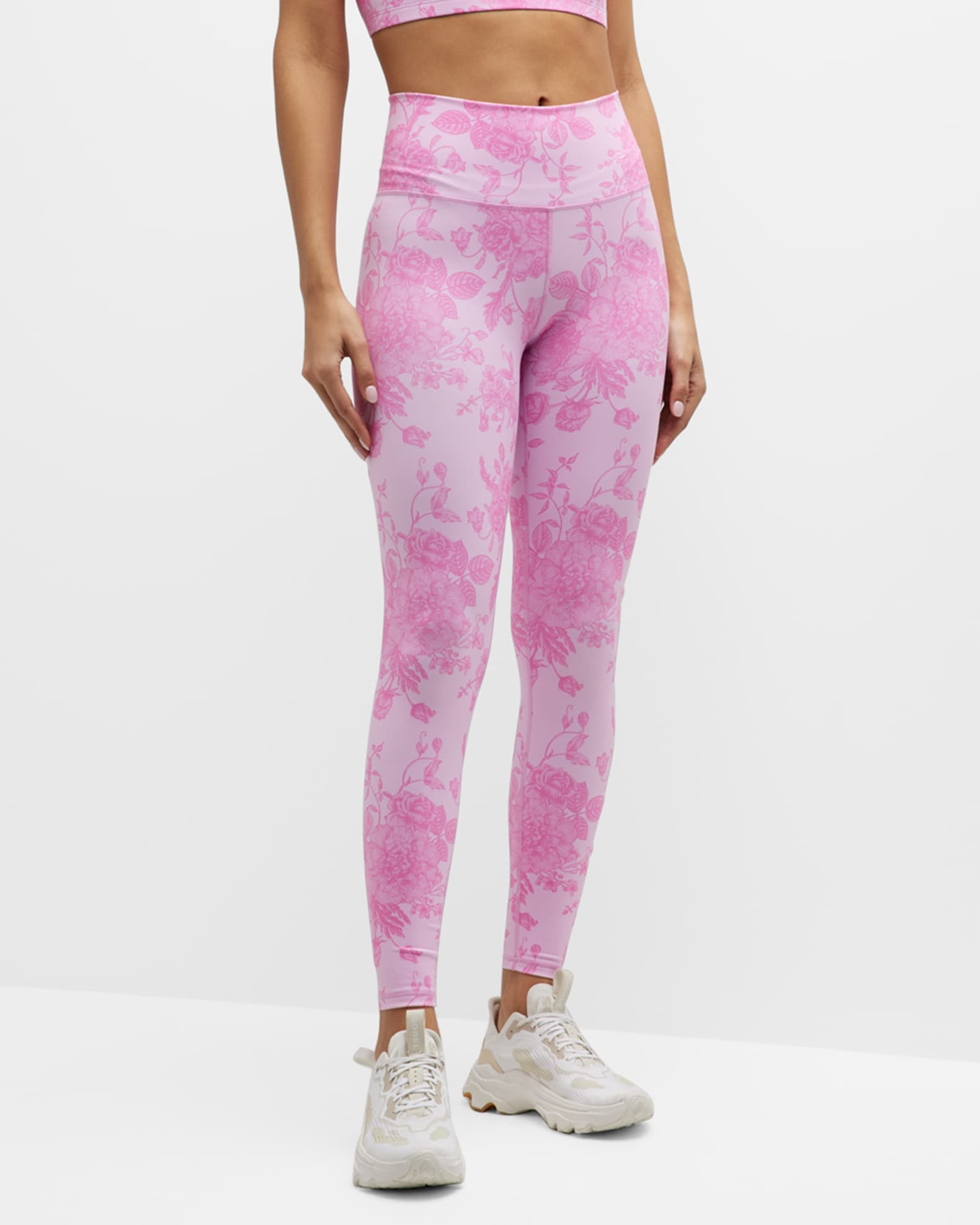Pink Porcelain TLC High-Rise Leggings | Neiman Marcus