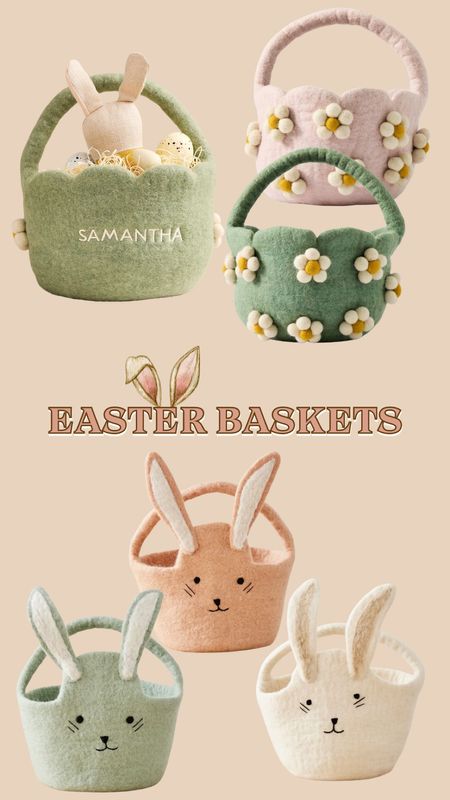 Unique Easter baskets from West Elm 

#LTKSeasonal #LTKfamily #LTKkids