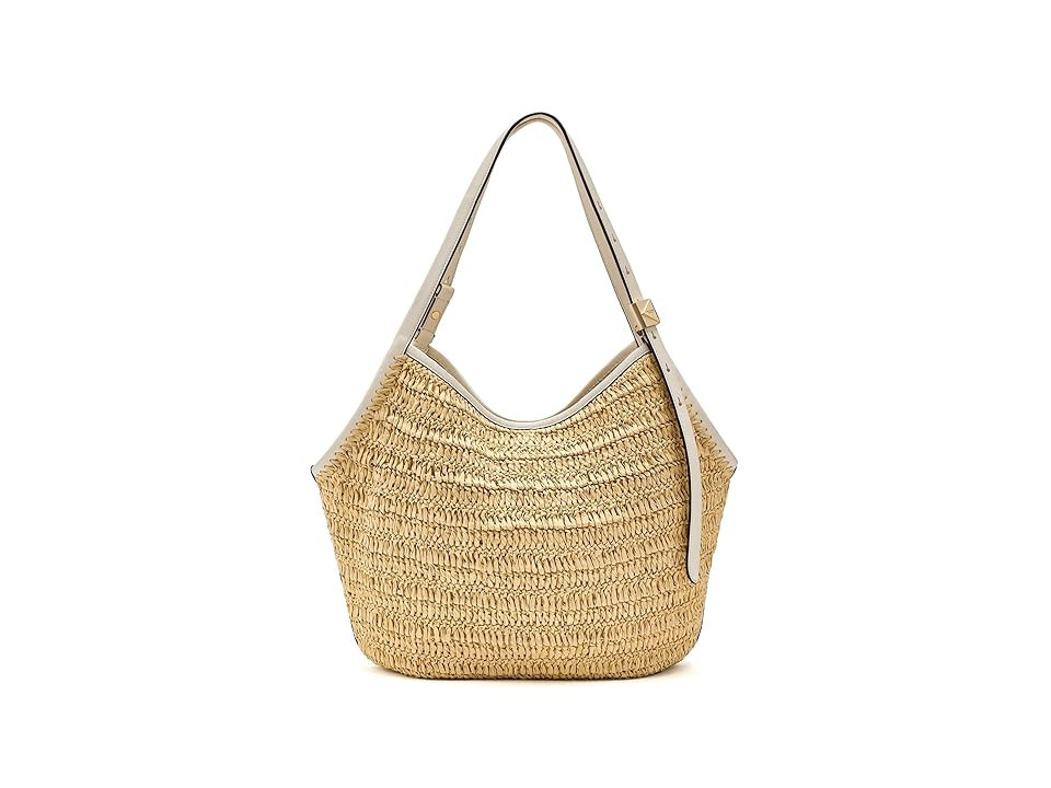 Kate Spade New York Deco Straw Tulip Tote Handbags Natural | Zappos