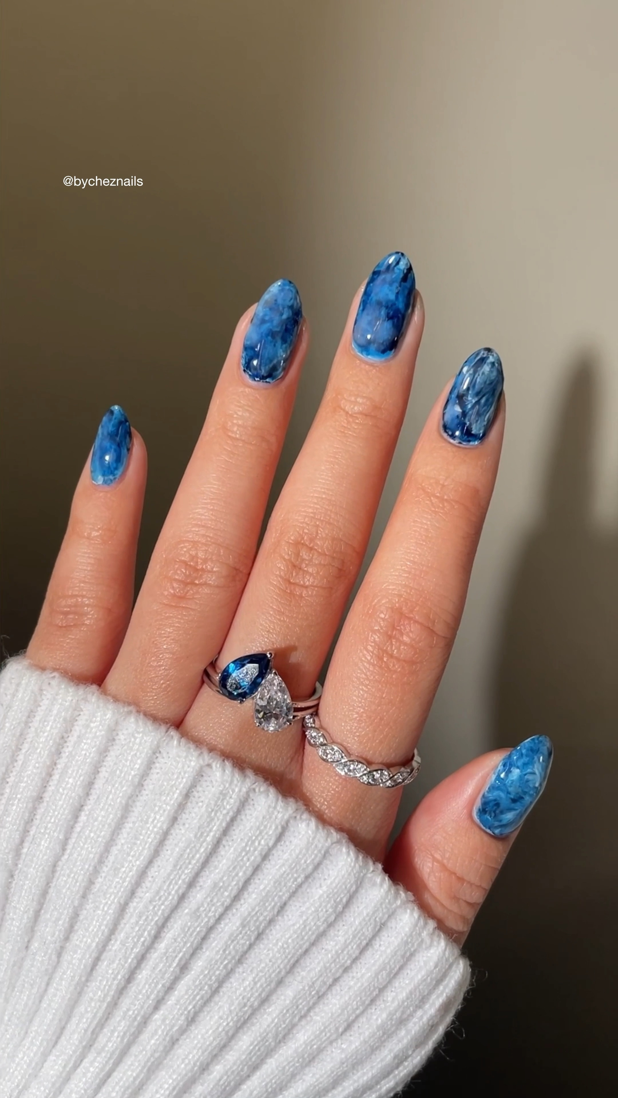 Winter nail inspo ❄️ I’m loving blue nails for the chilly weather, and marble nails are such an easy way to achieve an elegant and elevated look 💙

#LTKbeauty #LTKVideo #LTKSeasonal