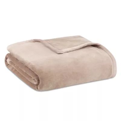 Madison Park Ultra Premium Plush King Blanket in Tan | Bed Bath & Beyond