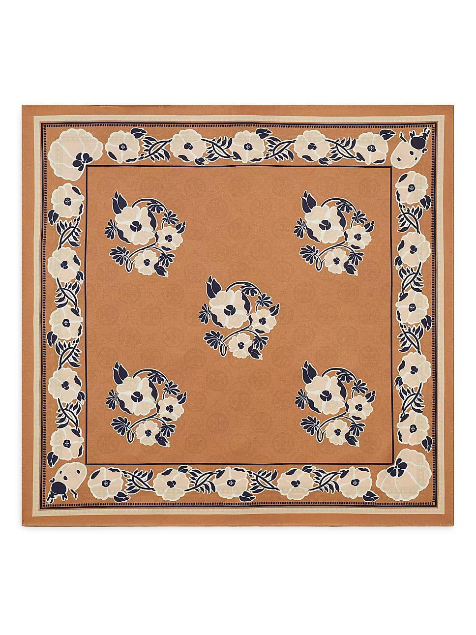 Medallion Floral Silk Square Scarf | Saks Fifth Avenue