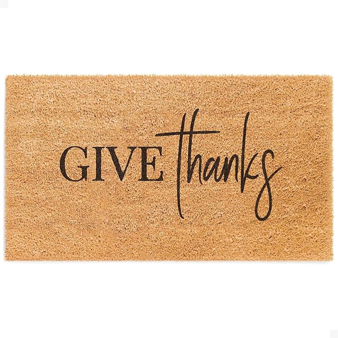 THEODORE MAGNUS Thanksgiving Door Mat - Welcome Mat for Front Door with Non-Slip Backing - Durabl... | Amazon (US)