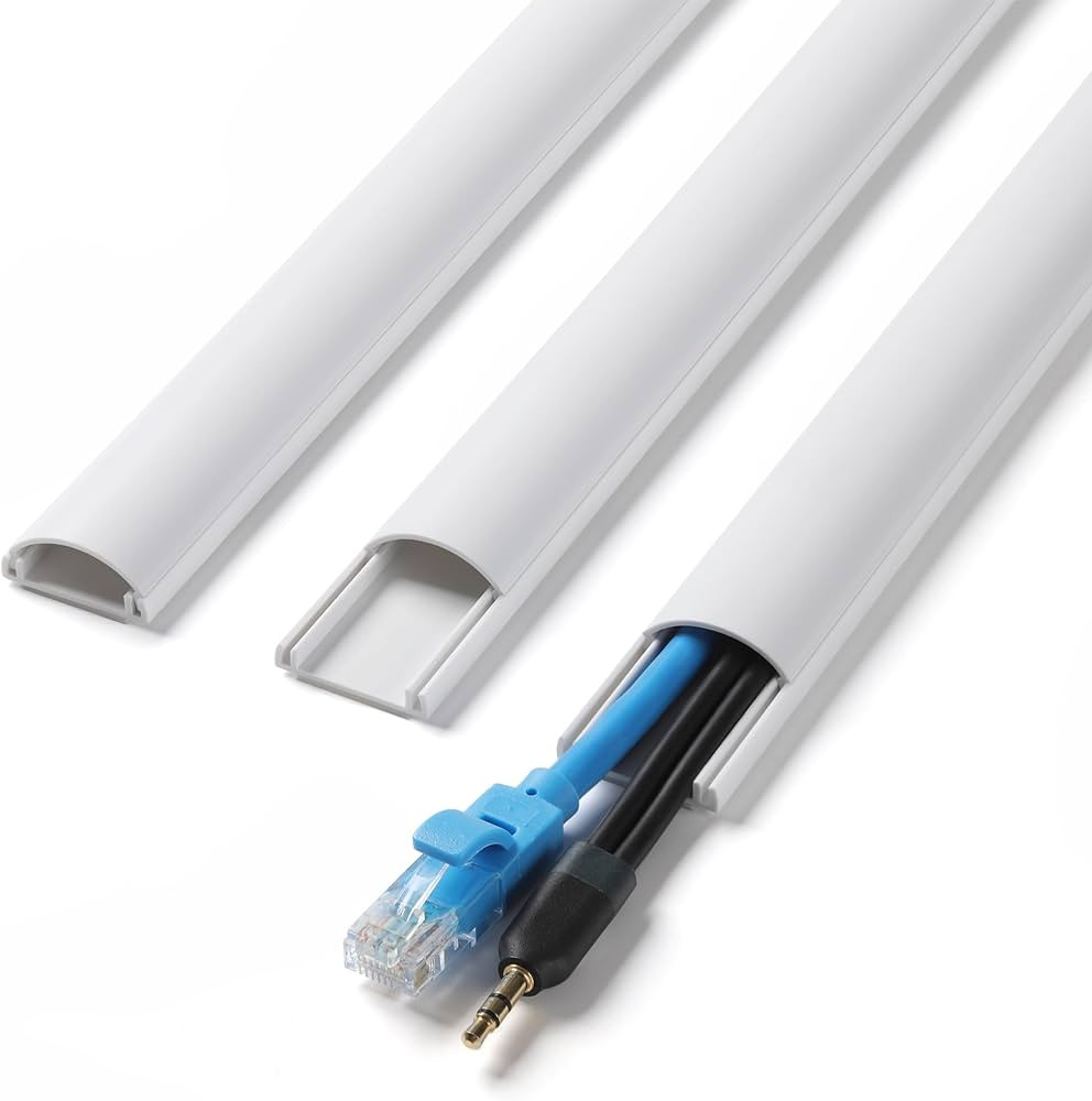 ZhiYo Cord Hider, 39in(3X L13in) Cable Hider for 1-2 Cords, Cord Covers for Wires on Wall, Wire C... | Amazon (US)