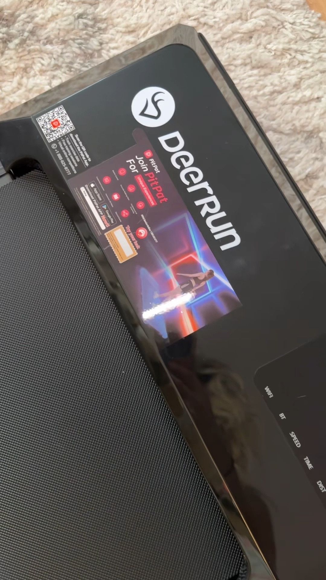 Loving this @Deerrun Fitness for tredmill/walking pad. This is gonna be essential to getting my steps in cause ya girl dont do hot girl walks in the heat 🥵😅 With chronic pain, I needed something to get me baxk on track and ease into my workout routine and this is perfect! Check it out here. 

#LTKHome #LTKActive #LTKOver40