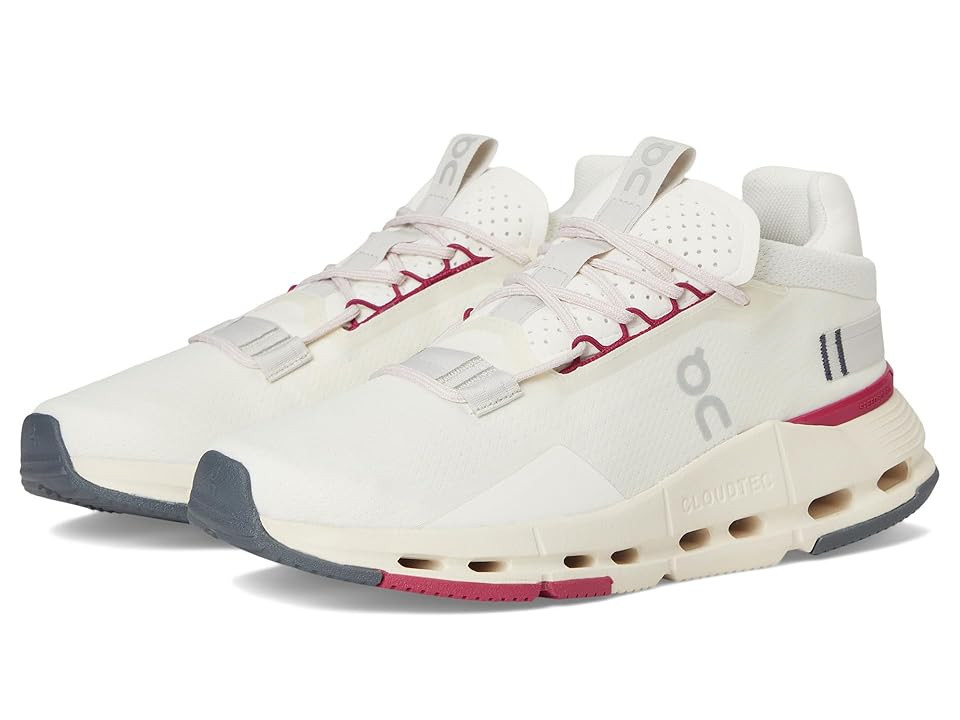 On Cloudnova 2 Women's Shoes Ivory/Grenadine: 11 M | Zappos.com