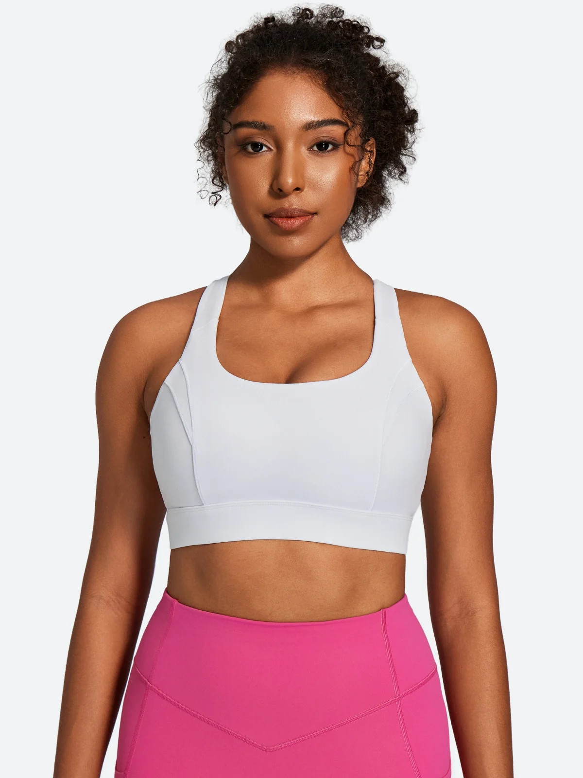 IUGA High Impact Adjustable Criss Cross Back Sports Bra | IUGA