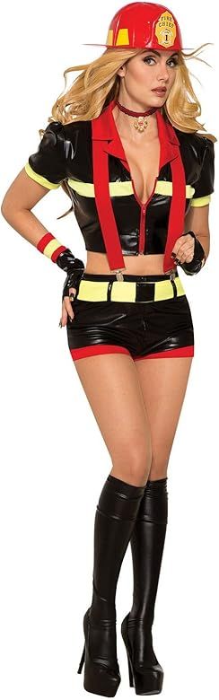 Women's Hot Firefighter Costume | Amazon (US)