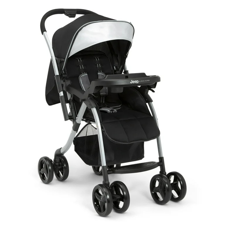 Jeep TurboGlyde Reversible Handle Stroller by Delta Children, Black | Walmart (US)