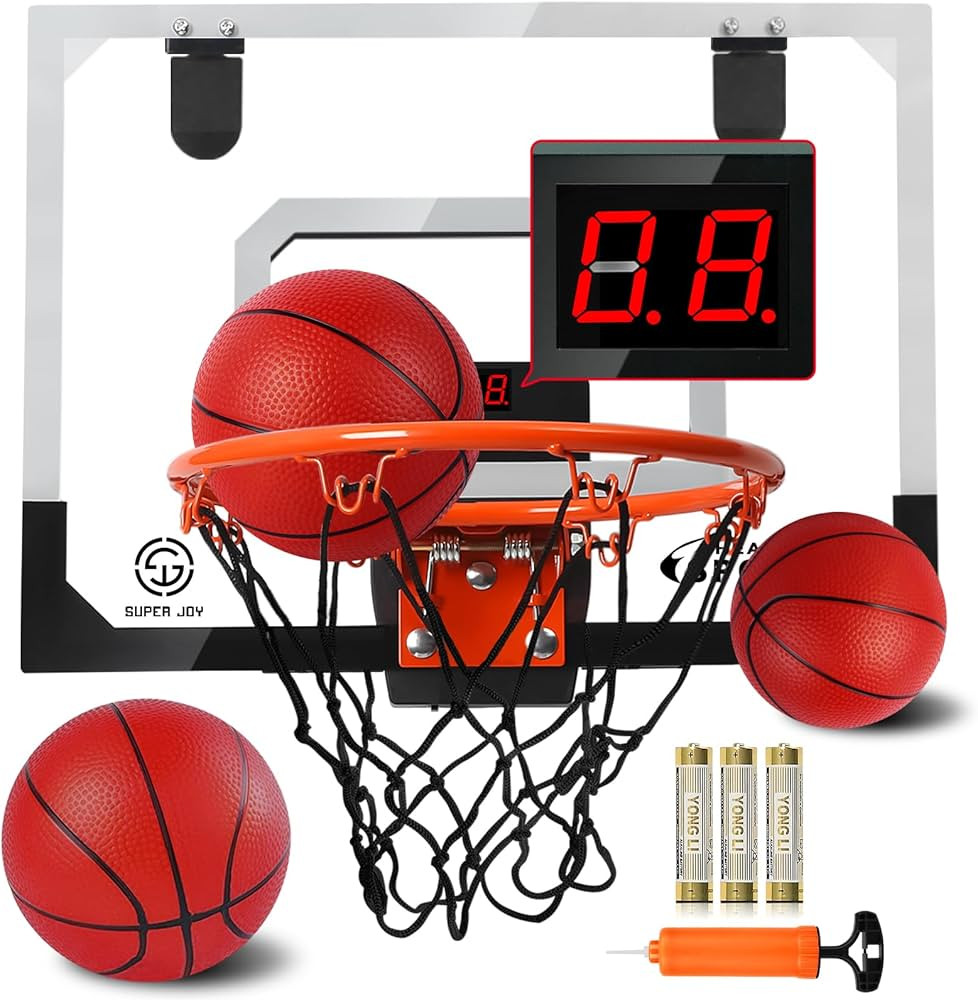 Pro Room Basketball Hoop Over The Door - Wall Mounted Basketball Hoop Set with Complete Accessori... | Amazon (US)