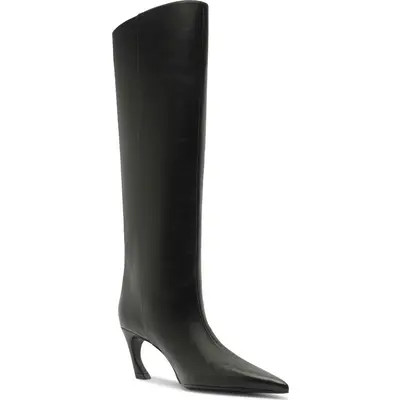 Schutz Lexi Pointed Toe Knee HIgh Boot in Pecan Brown at Nordstrom, Size 6 | Nordstrom