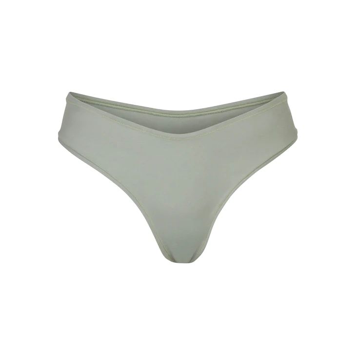 COTTON JERSEY DIPPED THONG | SKIMS (US)