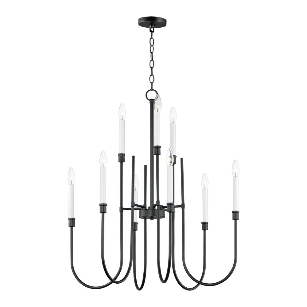 11289BK-Maxim Lighting-Tux-9 Light Chandelier-30 Inches wide by 33.75 inches high     -Traditiona... | Walmart (US)