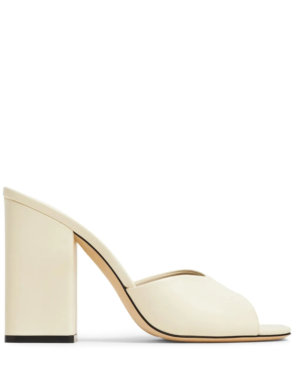 Anja 100mm leather mules | Farfetch Global