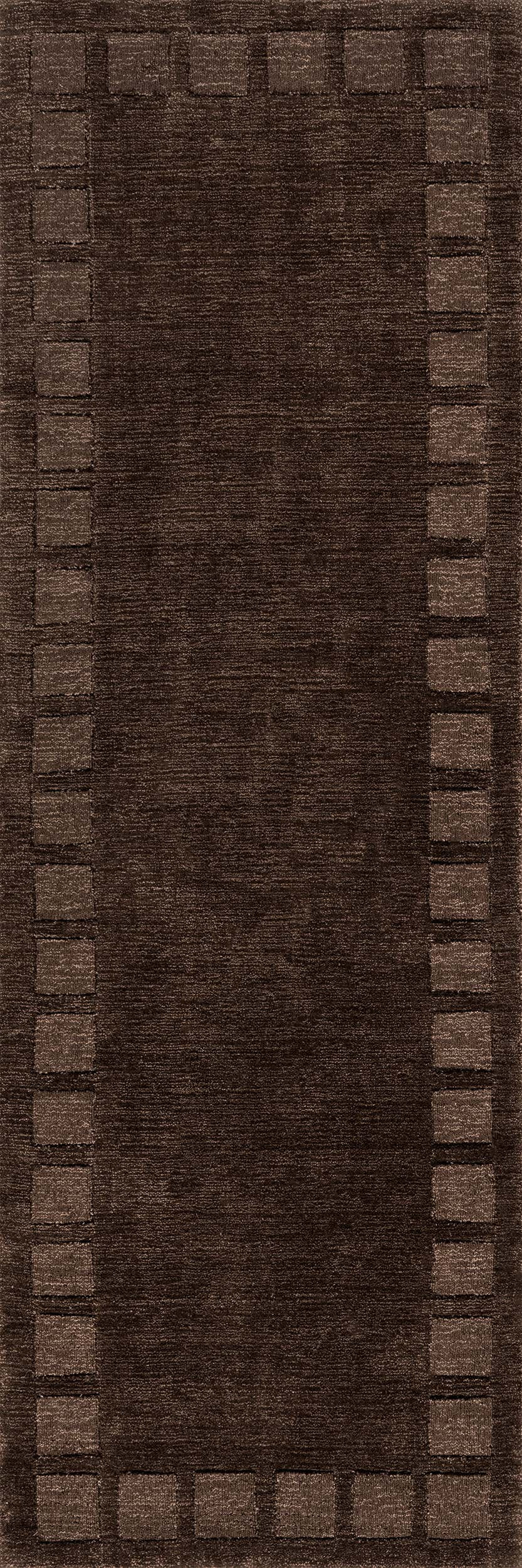 Petra High-Low Wool-Blend Rug | Truffle Brown | Rugs USA