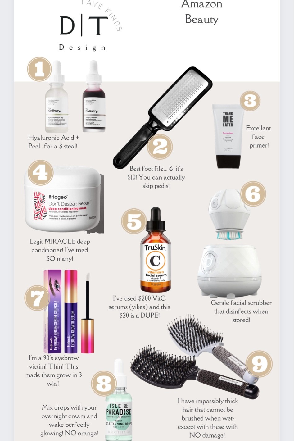 My tried and true Amazon beauty products that I know work and work well! Viral beauty products, quality beauty products, even some dupes! 

#LTKunder50 #LTKbeauty #LTKunder100