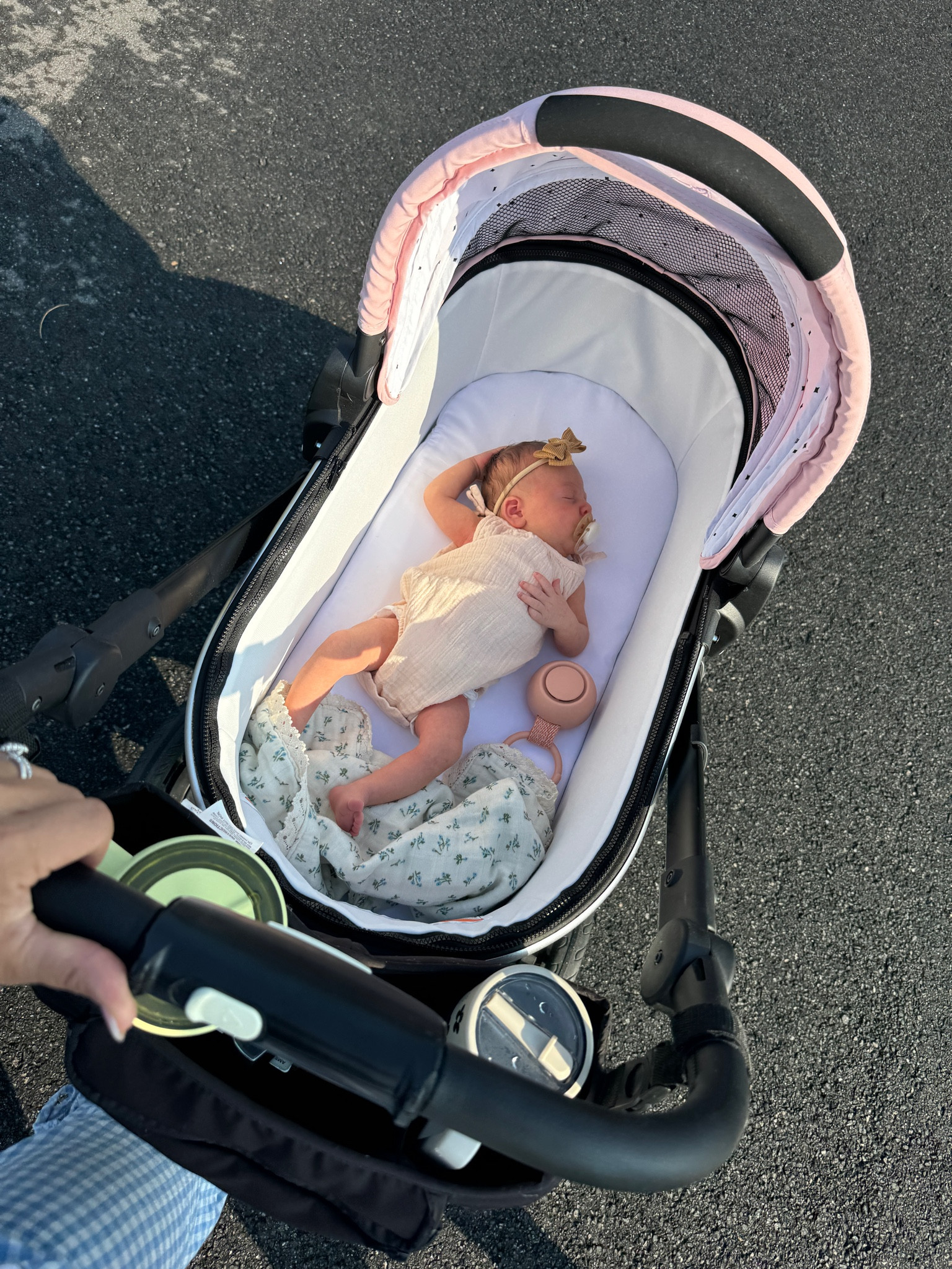Newborn blanket and stroller!
