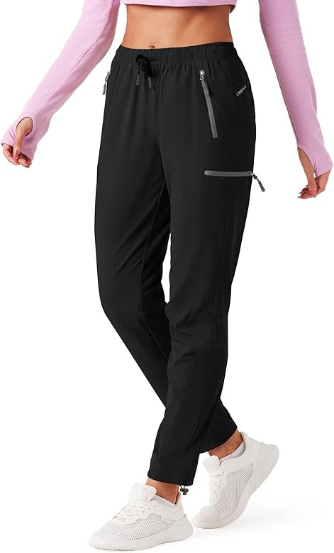 Women's Hiking Cargo Pants Outdoor Lightweight Quick Dry Water Resistant UPF 50+ Capris Pants wit... | Amazon (US)