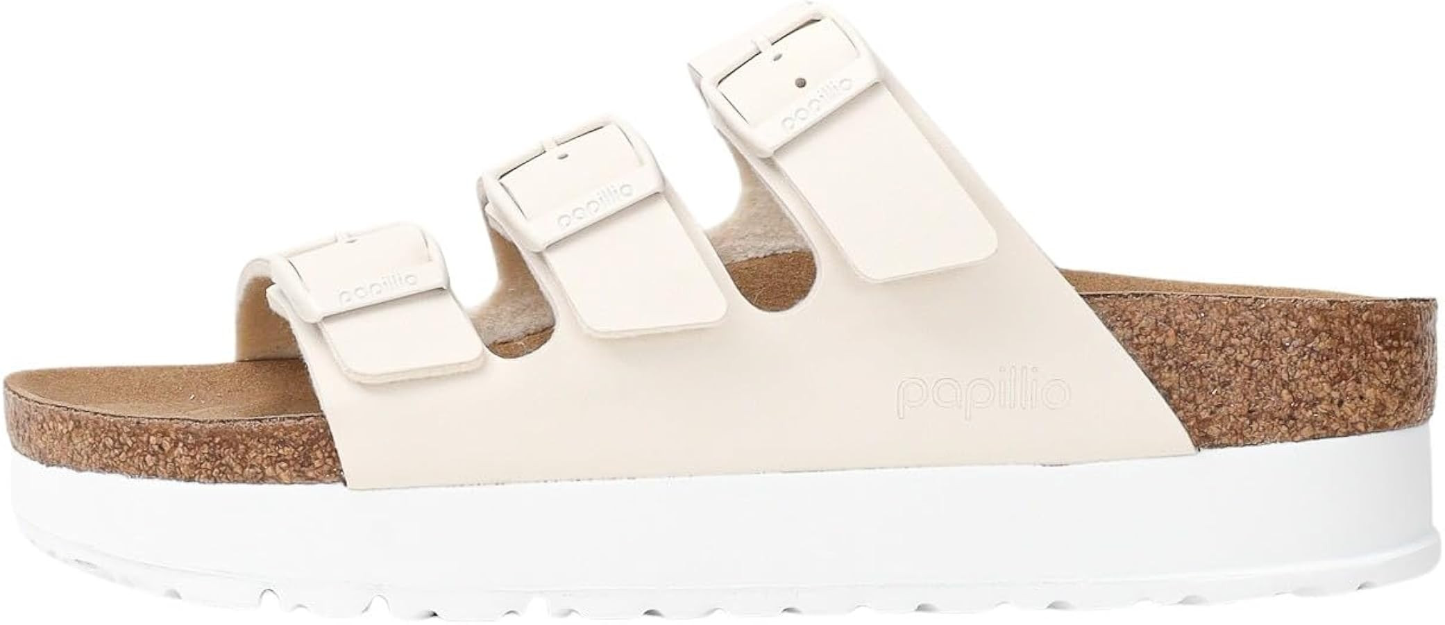Birkenstock Florida III PAP Flex Platform Damen Slipper Creme | Amazon (DE)