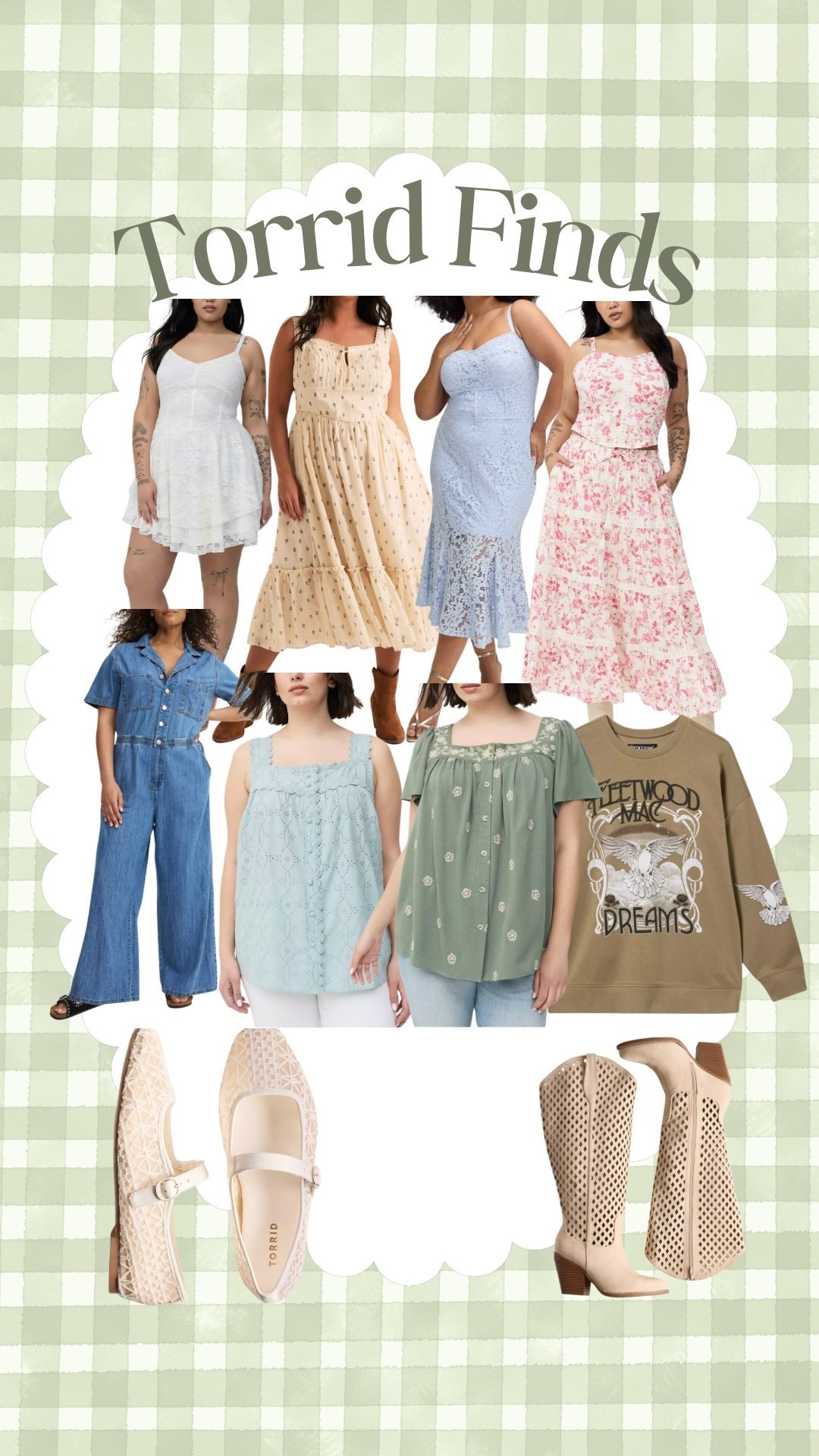 @Torrid spring finds! Whimsical outfits whimsy style Cottagecore 

#LTKPlusSize #LTKSaleAlert