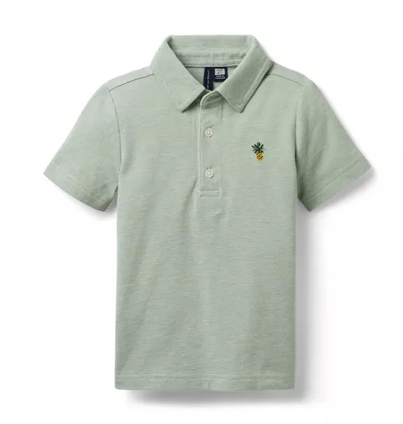 Pineapple Pique Polo | Janie and Jack