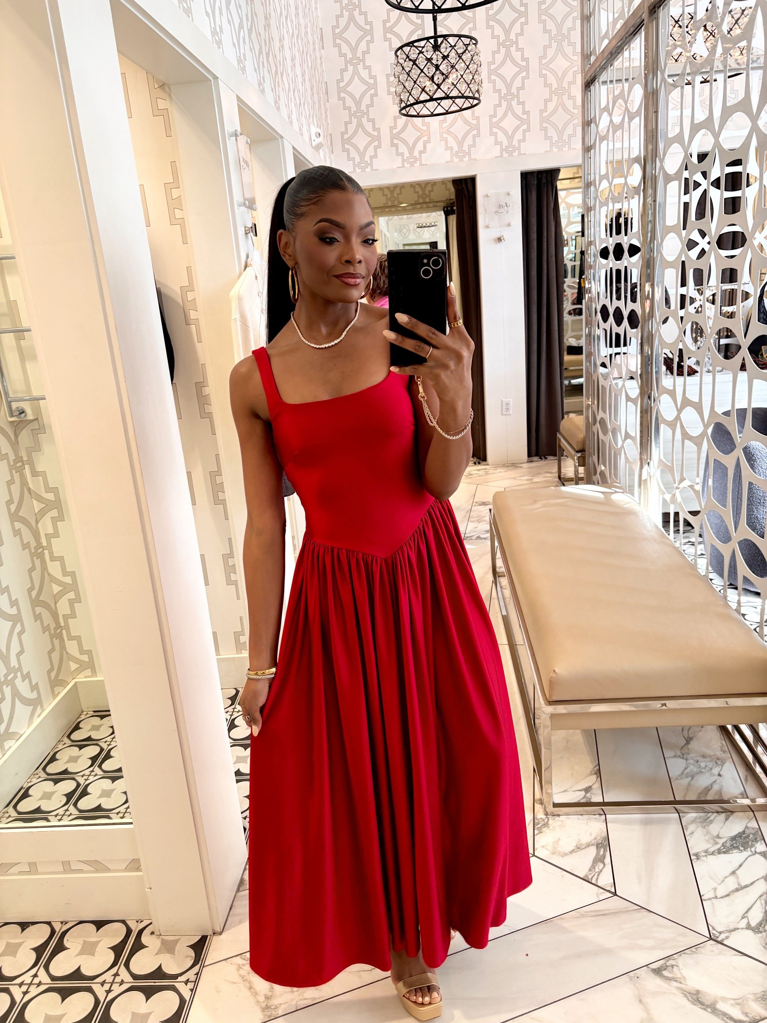 A classic red dress moment will always have my heart.
Effortless, flattering, and timeless with a neutral nail and minimal accessories.
Linked everything here 🤍
 Code JASMINEM35

#LTKGiftGuide #LTKHoliday #LTKSeasonal