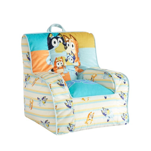Bluey Square Beanbag Chair Blue, 18" inches | Walmart (US)
