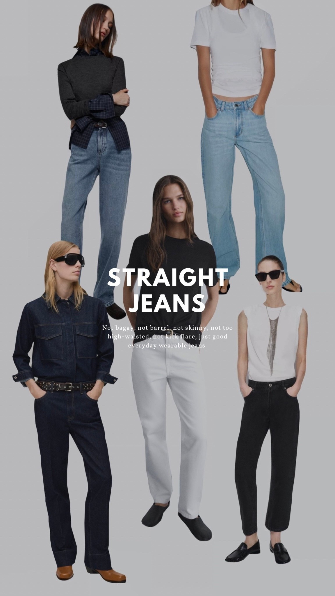 Not Barrel, Not Skinny, Just Wearable Everyday Jeans 💙
#straightjeans #wearablejeans 

#LTKspring #LTKjeans #LTKuk