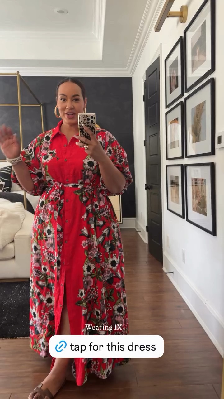 One of my favorite dresses for spring! So stunning! Wearing 1X 

#LTKMidsize #LTKPlusSize #LTKTall