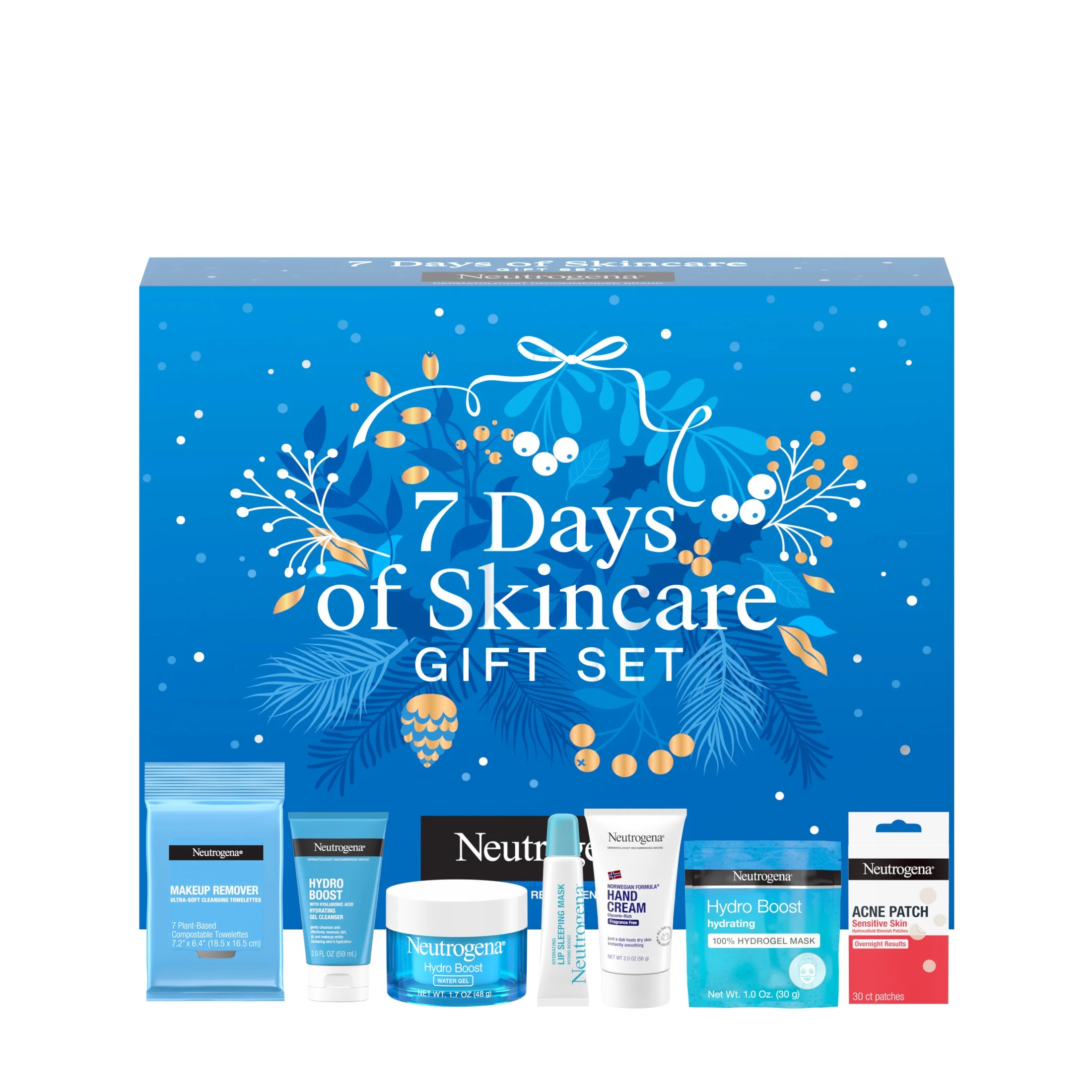 Neutrogena Holiday Skin Care Gift Set, Beauty Essentials, $56.00 Value, 7 Items | Walmart (US)