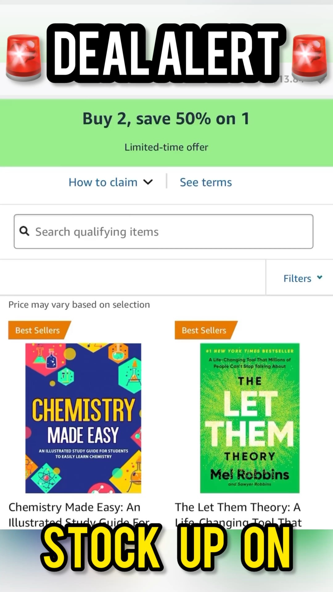 Stock up on summer reading, studying, gifts, and more with this Buy One, Get One 50% off deal!

Dozens of items to choose from including kids, books, adult books, study guides, gift, ideas, and more!

#summerreading #kidsbooks #dealalert #momlife

#LTKSummerEdit #LTKSaleAlert #LTKFamily