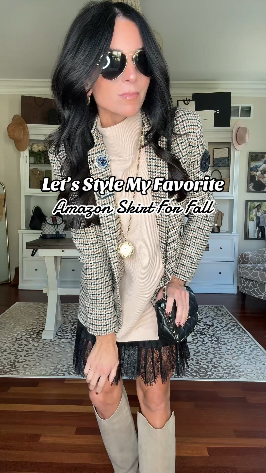 Small tunic, blazer and skirt
Boots tts 9

#LTKFindsUnder50 #LTKSeasonal #LTKxPrimeDay