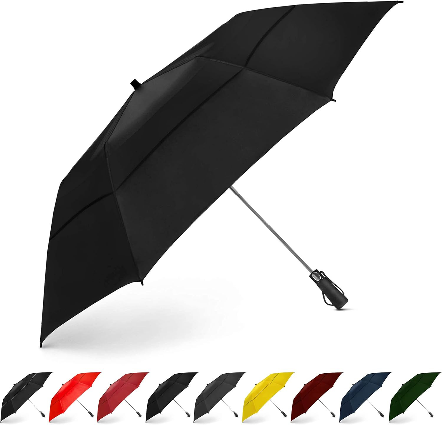 EEZ-Y Golf Umbrella Large 58 Inch Double Canopy Strong Windproof Heavy Duty & Oversized but Foldable | Amazon (US)